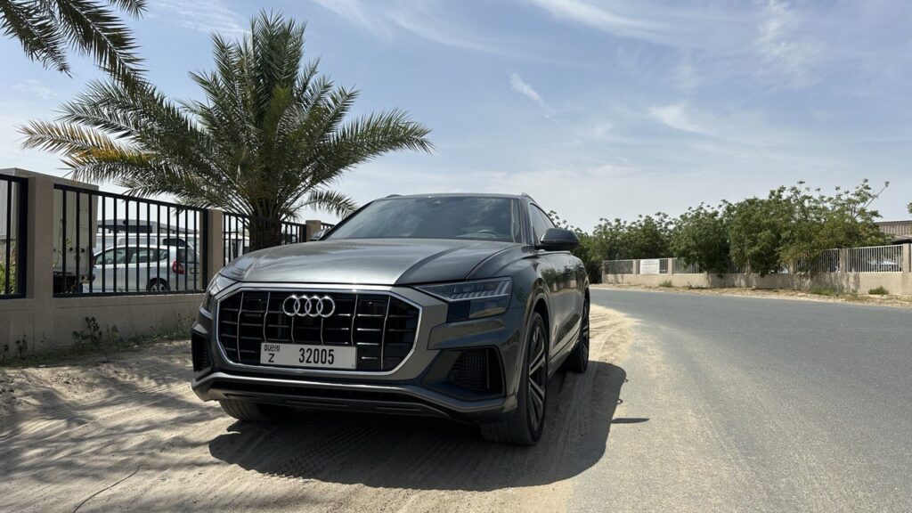 Audi Q8 car rental in Dubai, UAE